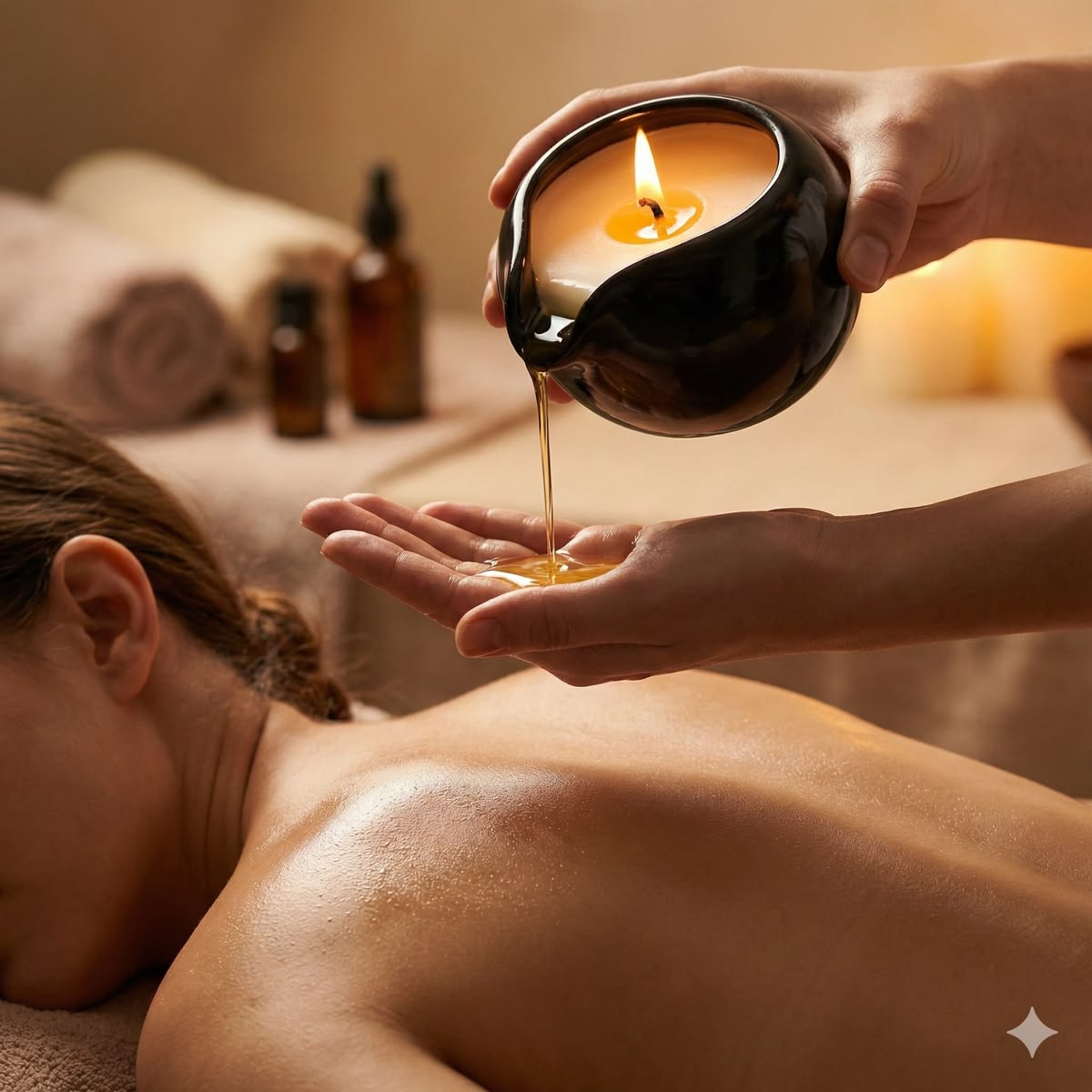 Hot stone aromatherapy massage